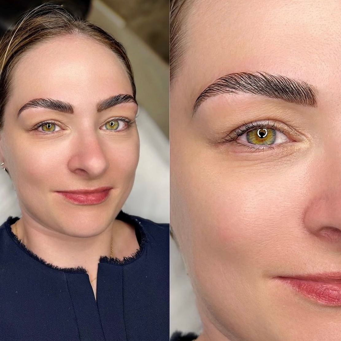 Eyebrow lamination at Vybe Beauty