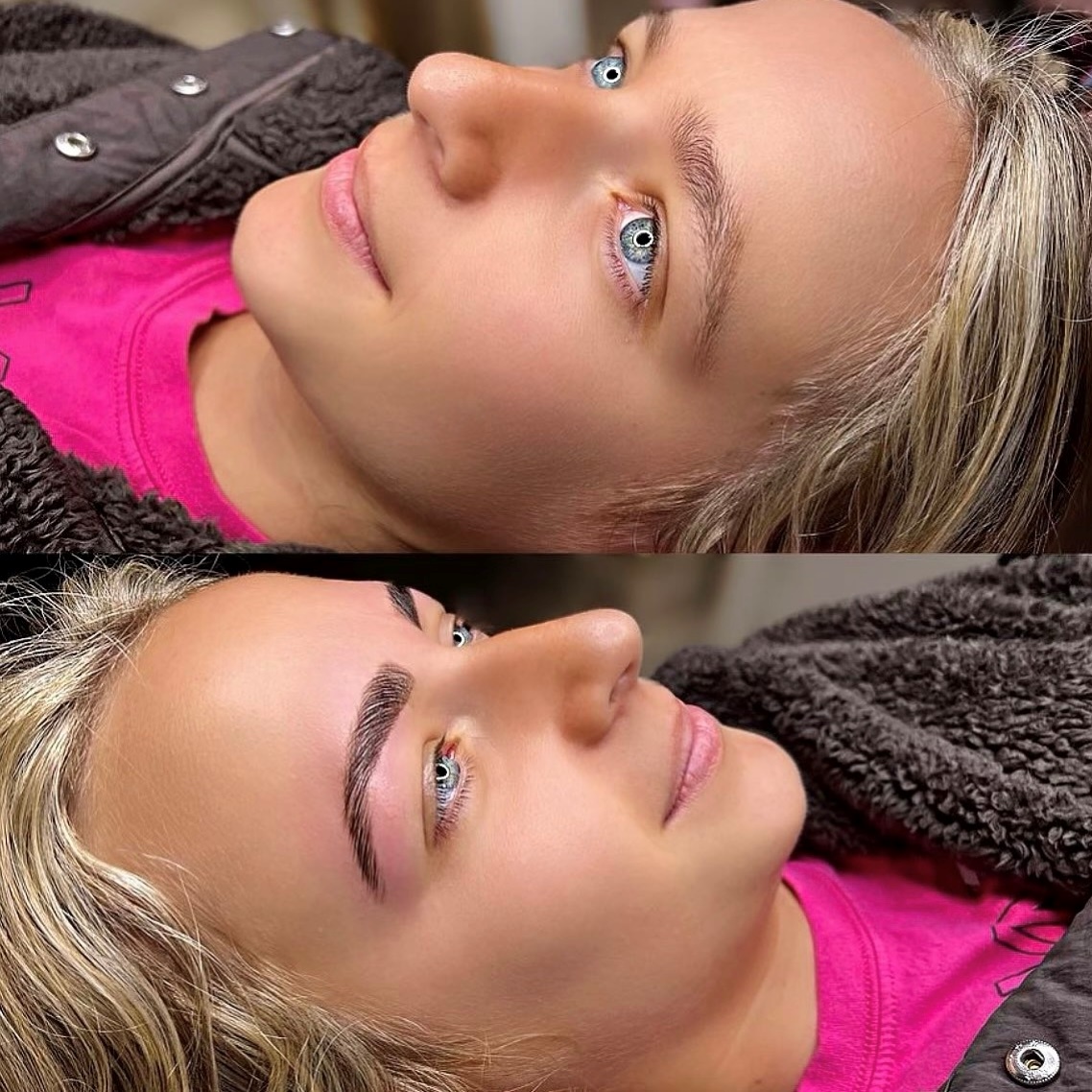 Eyebrow lamination at Vybe Beauty