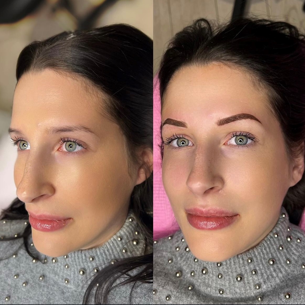 Semi-permanent eyebrows at Vybe Beauty